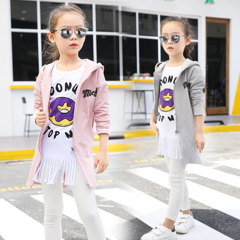 Children's Clothing Pure Color Cartoon Girl Spring and Autumn Outfit 2017 New Children's Recreational Dust Coat Cuhk Long Coat
Children's Clothing Pure Color Cartoon Girl Spring and Autumn Outfit 2017 New Children's Recreational Dust Coat Cuhk Long Coat