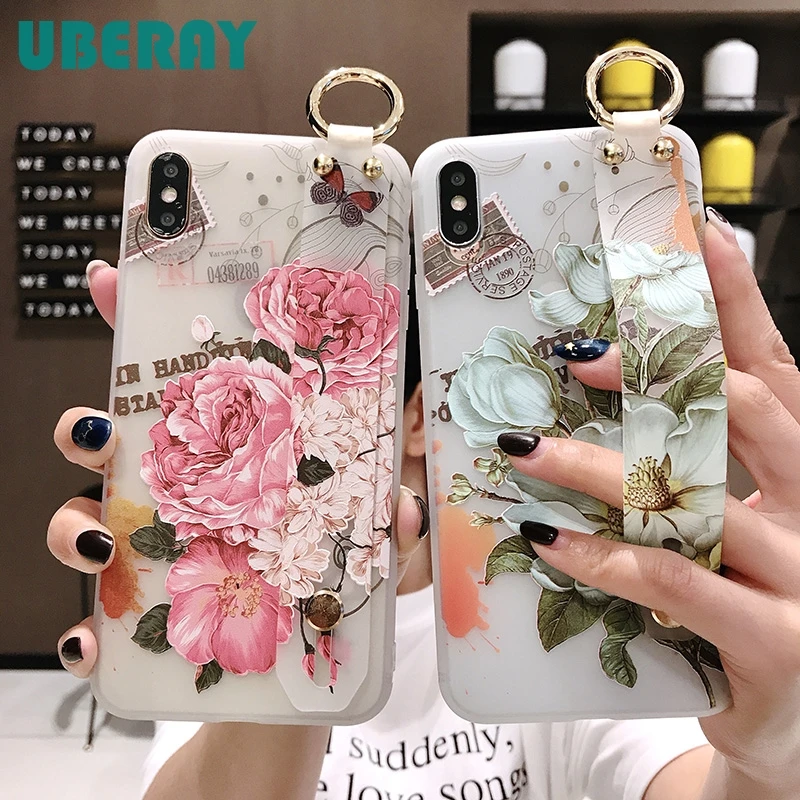 Wrist Strap Soft TPU Phone Case For Huawei P30 Pro P20 Lite P10 P Smart Plus Mate 10 20 Honor 7A Flowers Floral Bird Ring Holder
Wrist Strap Soft TPU Phone Case For Huawei P30 Pro P20 Lite P10 P Smart Plus Mate 10 20 Honor 7A Flowers Floral Bird Ring Holder