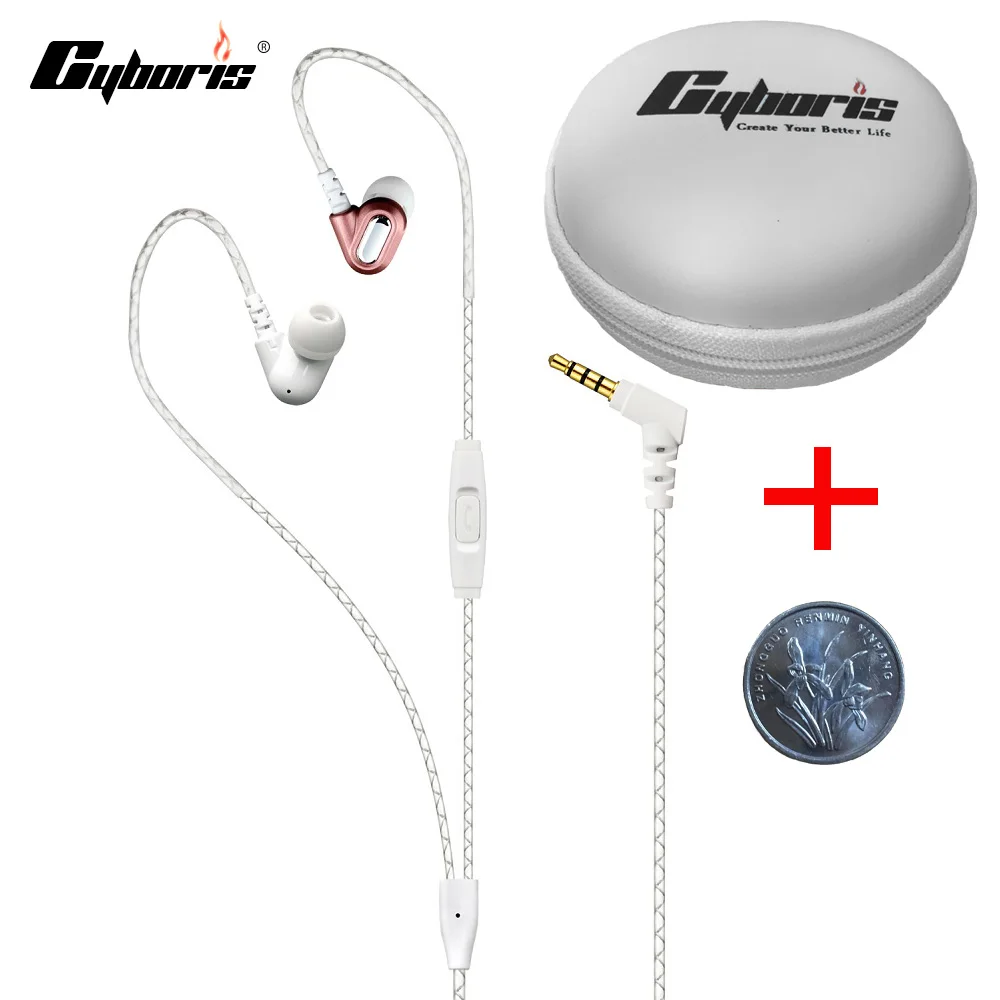 CYBORIS Stereo Earphone In Ear Wire Control With Mic 3.5mm For Android iOS MP3 PC Sport earphone microphone & free Storage box
CYBORIS Stereo Earphone In Ear Wire Control With Mic 3.5mm For Android iOS MP3 PC Sport earphone microphone & free Storage box
