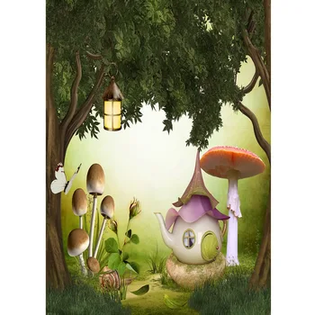 Fairy Tale Teapot Mushroom Photographic Background For Photograph Accessories Baby Shower New Born Cloth Backdrops Photo Studio
Fairy Tale Teapot Mushroom Photographic Background For Photograph Accessories Baby Shower New Born Cloth Backdrops Photo Studio