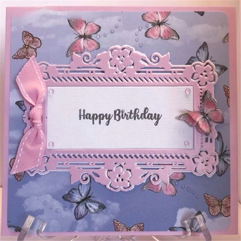 YaMinSanNiO Floral Rectangle Metal Cutting Dies New 2019 Background Frame Dies Scrapbooking Craft Dies Cover Cuts Card Making
YaMinSanNiO Floral Rectangle Metal Cutting Dies New 2019 Background Frame Dies Scrapbooking Craft Dies Cover Cuts Card Making