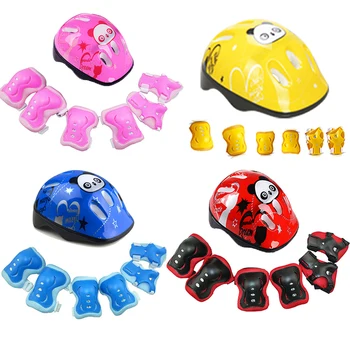 Knee Cycling 7pcs/set Adjustable Pads Wrist Helmet Protector Set Outdoor Safety Skating Protective Gear Riding Roller For Kids
Knee Cycling 7pcs/set Adjustable Pads Wrist Helmet Protector Set Outdoor Safety Skating Protective Gear Riding Roller For Kids