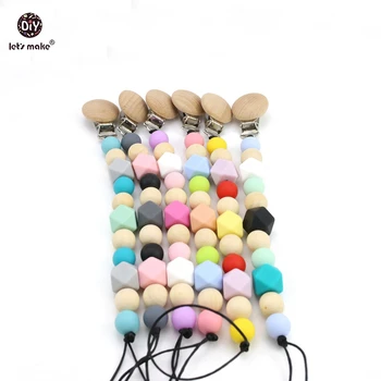 Let's make Chew Silicone Beads Wooden Pacifier Clip 1pc Holder Geometric Octagona Baby Shower Gift Dummy Chains Baby Teether
Let's make Chew Silicone Beads Wooden Pacifier Clip 1pc Holder Geometric Octagona Baby Shower Gift Dummy Chains Baby Teether