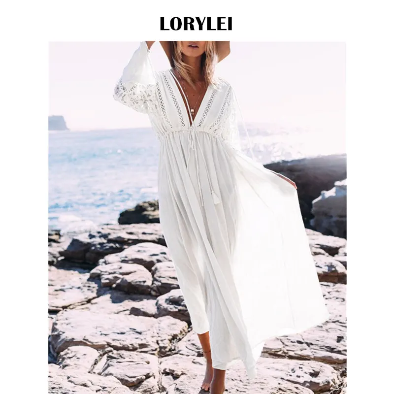 Elegant Peacock Blue Hollow Out Beach Dress Sexy Deep V Neck High Waist Plus Size Dress Swimwear Women Tunic Beach Cover Up N274
Elegant Peacock Blue Hollow Out Beach Dress Sexy Deep V Neck High Waist Plus Size Dress Swimwear Women Tunic Beach Cover Up N274