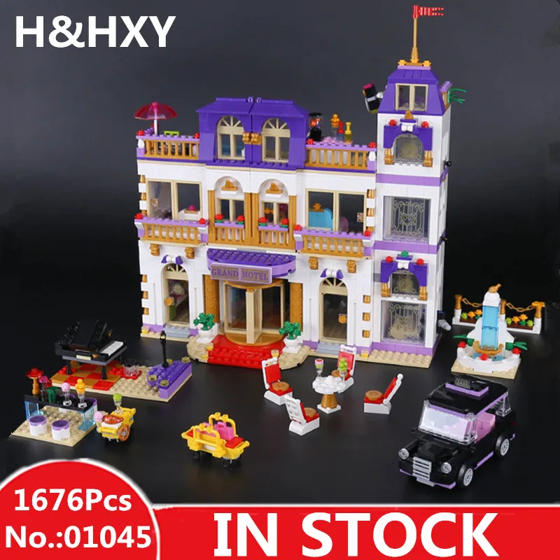 In-Stock H&HXY 01045 1676Pcs Girls Series model The Heartlake Grand Hotel Set Children Eucational Building Block Brick
In-Stock H&HXY 01045 1676Pcs Girls Series model The Heartlake Grand Hotel Set Children Eucational Building Block Brick