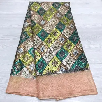 African Lace Fabric 2019 High Quality Embroidery Lace Fabric African Nigerian sequins Tulle Lace Fabrics For Wedding dress PT-02
African Lace Fabric 2019 High Quality Embroidery Lace Fabric African Nigerian sequins Tulle Lace Fabrics For Wedding dress PT-02