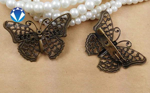 MINGXUAN 10pcs/lot Copper Butterfly Buckle Clasps Hair Bands Base Setting Jewelry Findings Antique Bronze Plated Charm
MINGXUAN 10pcs/lot Copper Butterfly Buckle Clasps Hair Bands Base Setting Jewelry Findings Antique Bronze Plated Charm