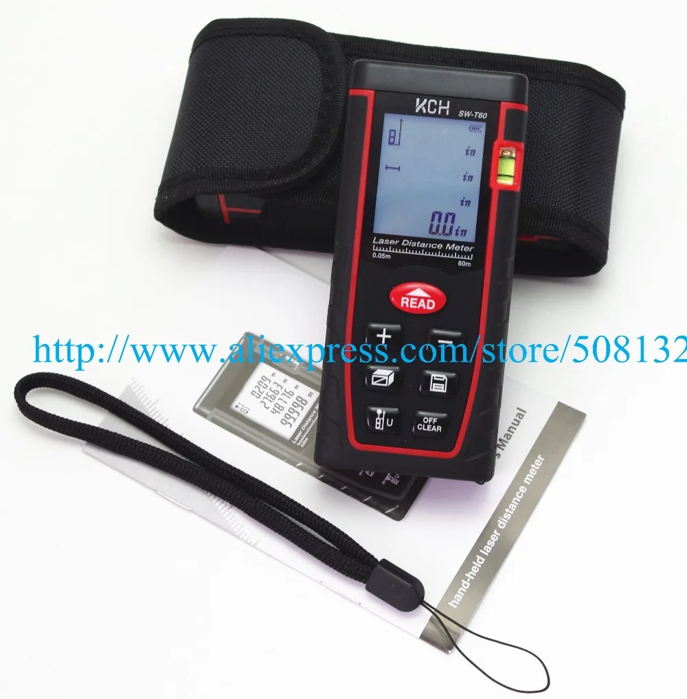 7 Key 60m/197ft/2362in laser range finder meter infrared rangefinder Electronic ruler Distance Pythagorean KCH SW-T60
7 Key 60m/197ft/2362in laser range finder meter infrared rangefinder Electronic ruler Distance Pythagorean KCH SW-T60