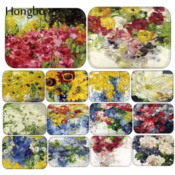 Hongbo Oil Painting Flower Anti Slip Doormats Door Entry Front Door Mats Outdoor Entrance Indoor Welcome Home
Hongbo Oil Painting Flower Anti Slip Doormats Door Entry Front Door Mats Outdoor Entrance Indoor Welcome Home