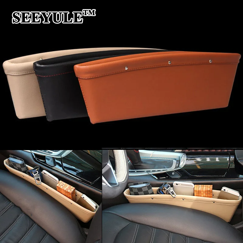 2pcs/lot SEEYULE PU leather Car Storage Bag Seat Gap Leak-Proof Organizer Car Seat Side Pocket Stowing for Phone Key Coins Bills
2pcs/lot SEEYULE PU leather Car Storage Bag Seat Gap Leak-Proof Organizer Car Seat Side Pocket Stowing for Phone Key Coins Bills