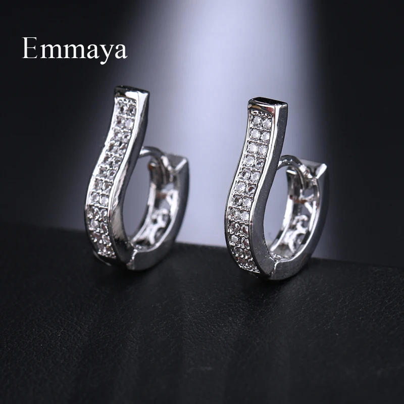 Emmaya Wholesale Luxury silver Gold Earrings Zircon Ear Studs Earrings Women Classic Female Wedding
Emmaya Wholesale Luxury silver Gold Earrings Zircon Ear Studs Earrings Women Classic Female Wedding