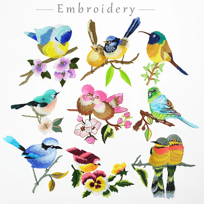 Beautiful Bird Diy Applique Iron on Embroidered Patches for Clothing Patch Clothes As Gift for Children Boyfriend Husband
Beautiful Bird Diy Applique Iron on Embroidered Patches for Clothing Patch Clothes As Gift for Children Boyfriend Husband