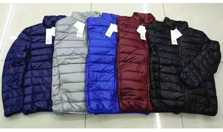 Aolamegs Men Winter Down Jacket Ultralight Thin White Duck Down Coat Solid Color Feather Jackets Male Windproof Warm Outwear 3XL (7)