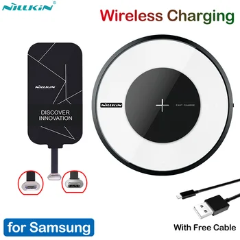 Nillkin Micro USB Type C Receiver Qi Wireless Charger for Samsung Galaxy S8 S9 S10+ Plus S10e Note 8 9 A6s A9s A5 A6 A7 A8 J6 J8
Nillkin Micro USB Type C Receiver Qi Wireless Charger for Samsung Galaxy S8 S9 S10+ Plus S10e Note 8 9 A6s A9s A5 A6 A7 A8 J6 J8