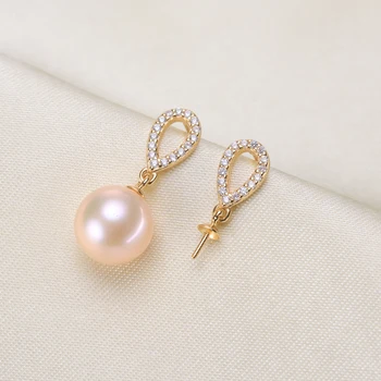 Simple&Classic Waterdrop Design Pearl Earrings Findings S925 Sterling Silver Earrings Components Oval Shape Acc 3Pairs/Lot
Simple&Classic Waterdrop Design Pearl Earrings Findings S925 Sterling Silver Earrings Components Oval Shape Acc 3Pairs/Lot