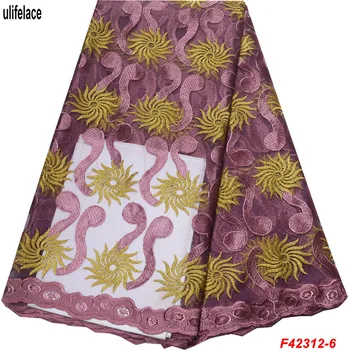 2019 Latest African Lace Fabric Embroidered Nigerian Lace Fabric Bridal dresses High Quality French Tulle Lace Fabrics F4-2312
2019 Latest African Lace Fabric Embroidered Nigerian Lace Fabric Bridal dresses High Quality French Tulle Lace Fabrics F4-2312