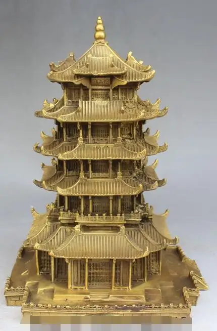 S01116 9 "Chinese Tibet Religion Bronze Many Layer Buddha Stupa Tower pagoda Statue (B0328)
S01116 9 "Chinese Tibet Religion Bronze Many Layer Buddha Stupa Tower pagoda Statue (B0328)