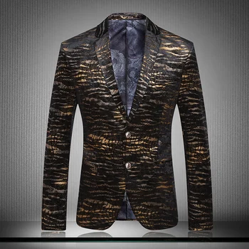 Fashion high quality Male velvet suit outerwear personalized print casual blazer suit Fashion slim business suit
Fashion high quality Male velvet suit outerwear personalized print casual blazer suit Fashion slim business suit