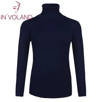 IN'VOLAND Plus Size Women Sweater Turtleneck Temperature Long Sleeve Casual Winter Pullover Solid Pullover Knit Female Sweaters
IN'VOLAND Plus Size Women Sweater Turtleneck Temperature Long Sleeve Casual Winter Pullover Solid Pullover Knit Female Sweaters