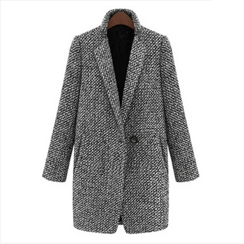 2016 New Autumn and Winter Coat Women Wool Outerwear Wool Coats Women Medium-Long Wool Coat and Jacket Female
2016 New Autumn and Winter Coat Women Wool Outerwear Wool Coats Women Medium-Long Wool Coat and Jacket Female