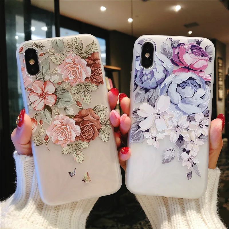 1pcs/lot Frosted cell phone shell custom iPhone9 embossed flower OPPO silica gel rusted soft shell iPhoneX protective sleeve
1pcs/lot Frosted cell phone shell custom iPhone9 embossed flower OPPO silica gel rusted soft shell iPhoneX protective sleeve