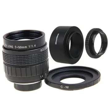 FUJIAN 50mm f/1.4 C Mount CCTV f1.4 Lens+Lens Hood+Macro Ring for Nikon AW1, S2, J4, V3, J3, V2, J2, S1, J1, V1,N1
FUJIAN 50mm f/1.4 C Mount CCTV f1.4 Lens+Lens Hood+Macro Ring for Nikon AW1, S2, J4, V3, J3, V2, J2, S1, J1, V1,N1