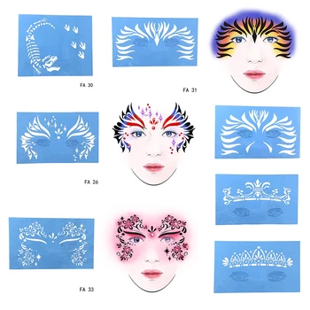 OPHIR Reusable Face Paint Stencil Airbrush Glitter Tattoo Stencil Body Painting Facial Makeup Template 7Pcs/set FA26303132333536
OPHIR Reusable Face Paint Stencil Airbrush Glitter Tattoo Stencil Body Painting Facial Makeup Template 7Pcs/set FA26303132333536