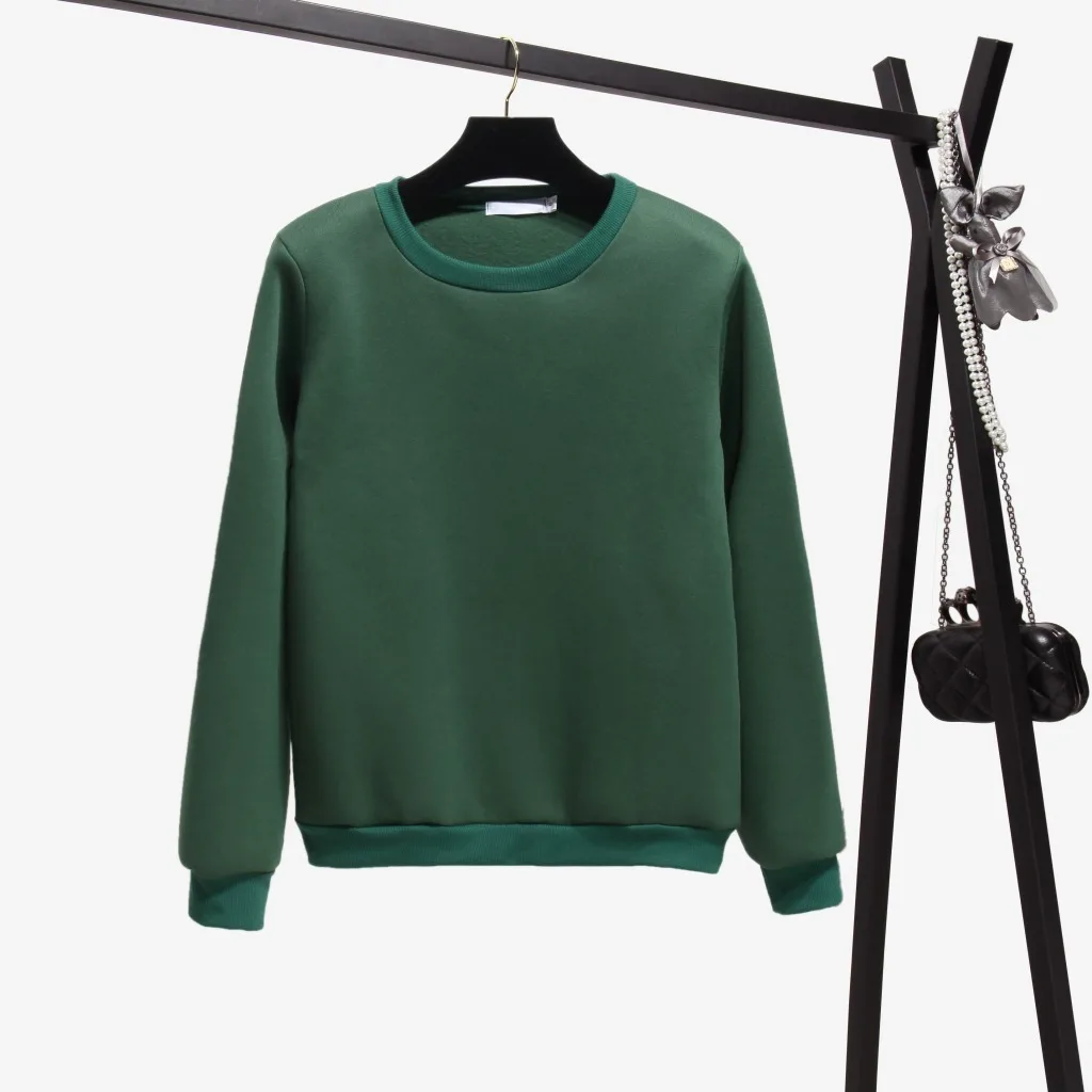 Autumn And Winter Fashion Candy Six-color Girl Style Casual Hoodie 2018 Round Neck Solid Color Loose Long-sleeved Sweatshirt Top
Autumn And Winter Fashion Candy Six-color Girl Style Casual Hoodie 2018 Round Neck Solid Color Loose Long-sleeved Sweatshirt Top