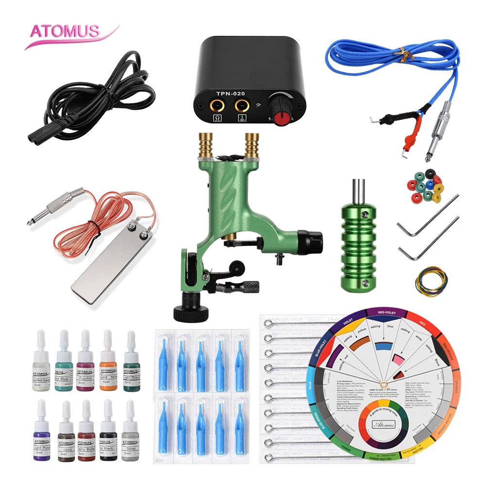 Studio Tattoo Kit For Beginners Quit De Tatuajes Tatto Machine Kit Professional Tatuar Profesional Kits Pedal Permanent Makeup
Studio Tattoo Kit For Beginners Quit De Tatuajes Tatto Machine Kit Professional Tatuar Profesional Kits Pedal Permanent Makeup
