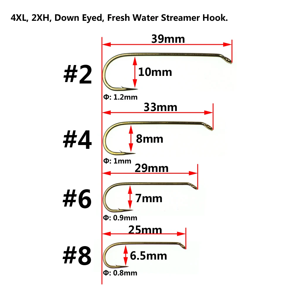 Wooly bugger hook size Clearance