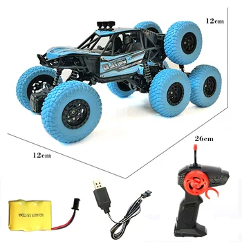Six Wheels RC Car 4WD 1/20 Scale Crawler Off-road Buggy Moving Machine Kids Battery Powered Cars RTR gifts Remote Control Truck
Six Wheels RC Car 4WD 1/20 Scale Crawler Off-road Buggy Moving Machine Kids Battery Powered Cars RTR gifts Remote Control Truck