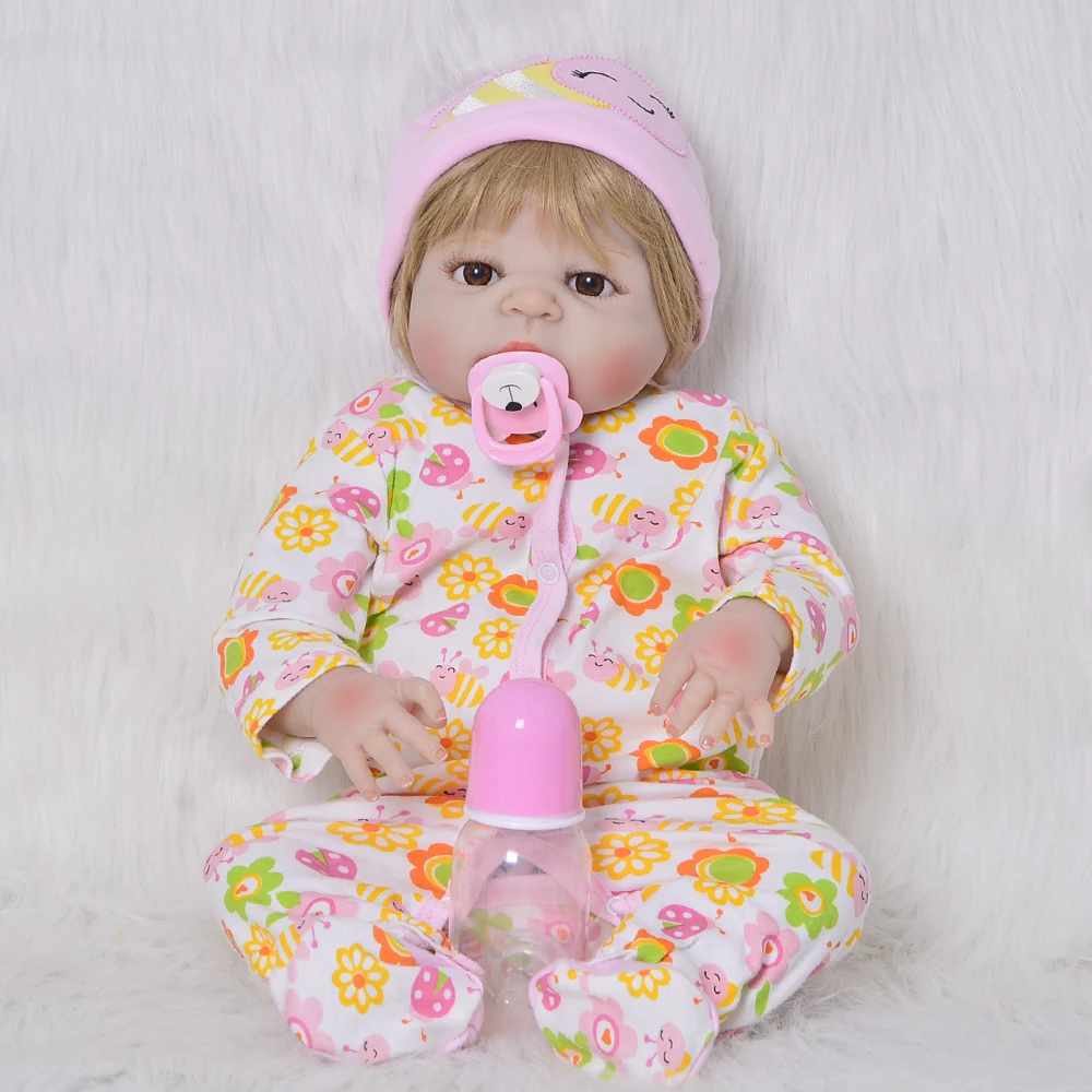 Realista Boneca Bebes Reborn 57cm full silicone reborn babies girl dolls fake baby alive newborn dolls child gift doll reborn
Realista Boneca Bebes Reborn 57cm full silicone reborn babies girl dolls fake baby alive newborn dolls child gift doll reborn