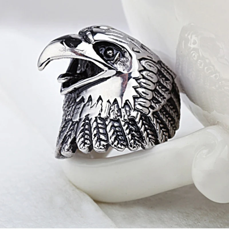 Self-Defence Finger Ring Men EDC Tool Stainless Steel Outdoor Survial Kit Portable Eagle Shape Rings Diameter 20mm 21mm
Self-Defence Finger Ring Men EDC Tool Stainless Steel Outdoor Survial Kit Portable Eagle Shape Rings Diameter 20mm 21mm