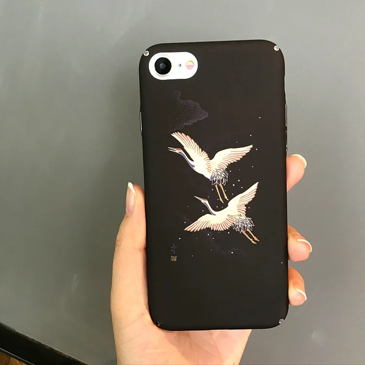 Fashion Fairy crane Phone Case Animal Black Hard PC Cover for iPhone 6 6splus 7 7plus 8 8plus coque for iphone 7 6 s
Fashion Fairy crane Phone Case Animal Black Hard PC Cover for iPhone 6 6splus 7 7plus 8 8plus coque for iphone 7 6 s