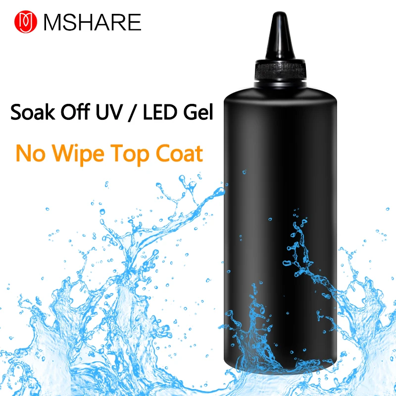MSHARE 1KG No Wipe Top Coat Gel Polish Shinning Soak off Nail Polish No Cleaning Without Sticky Layer
MSHARE 1KG No Wipe Top Coat Gel Polish Shinning Soak off Nail Polish No Cleaning Without Sticky Layer