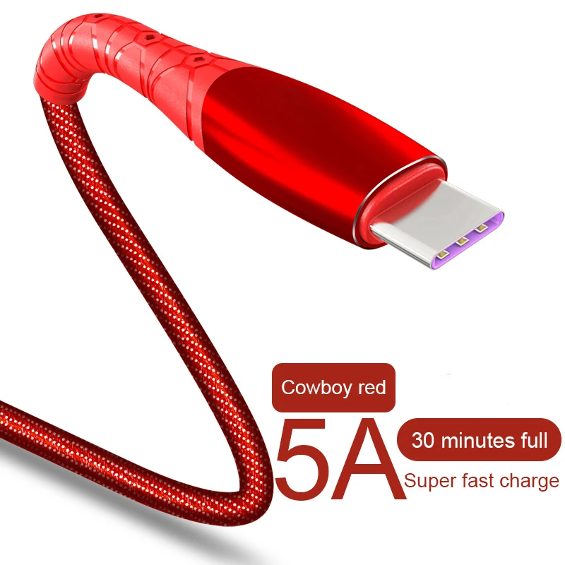 USB C Cable 5A USB Type C cable Fast charge For Huawei Mate 20 P30 P20 Pro Lite Samsung S9 Fast Charging Type-C Cable Charger
USB C Cable 5A USB Type C cable Fast charge For Huawei Mate 20 P30 P20 Pro Lite Samsung S9 Fast Charging Type-C Cable Charger