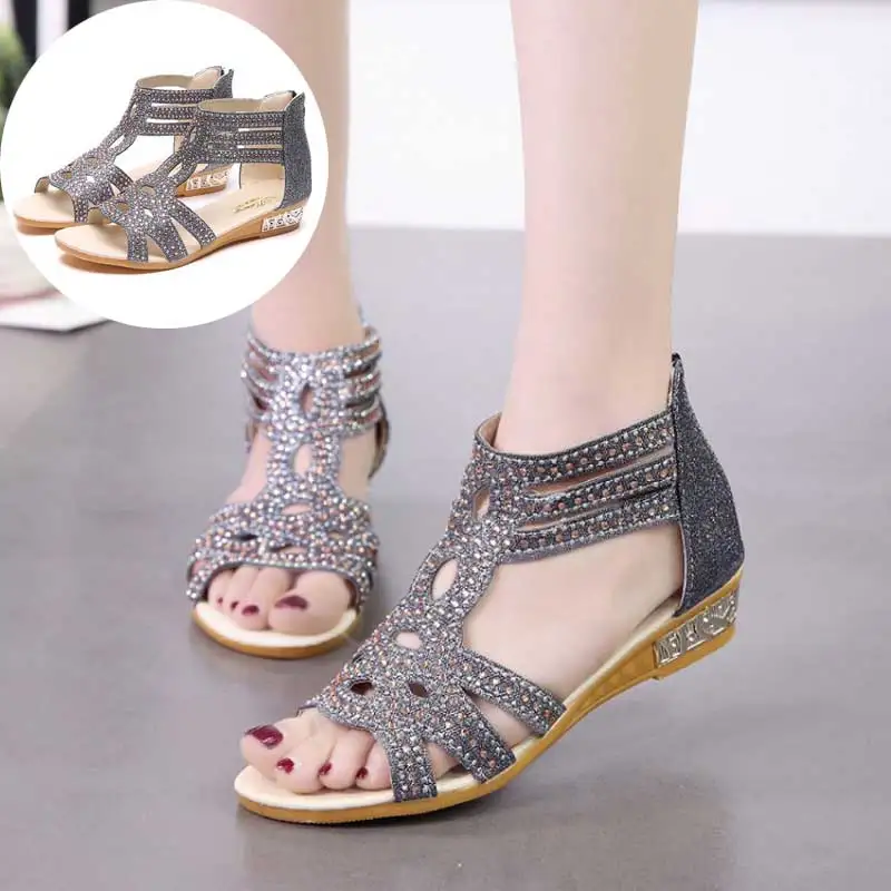 Lady Fashion Hollow Rivets Sandals Gladiator Cover Heel Shoes 2019 Summer Fish Mouth Shoes Women Flat Sandal
Lady Fashion Hollow Rivets Sandals Gladiator Cover Heel Shoes 2019 Summer Fish Mouth Shoes Women Flat Sandal
