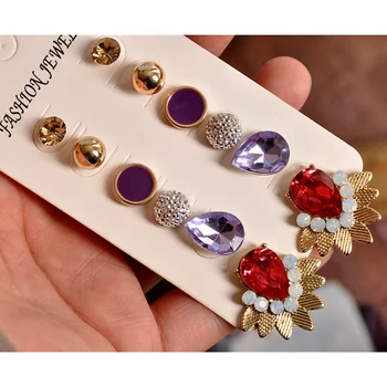 New fashion, gorgeous women jewelry girls birthday party, pearl ear stud mix and match, 6 pairs/set earrings, freight forwarding
New fashion, gorgeous women jewelry girls birthday party, pearl ear stud mix and match, 6 pairs/set earrings, freight forwarding