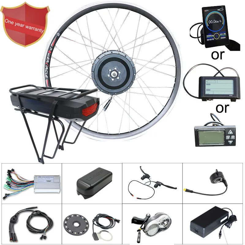 48V500W Motor Wheel Electric Bike Kit for 20" 26" 700C Hub Motor 48V Lithium Battery Ebike Kit LCD Display Electric Bicycle Kit
48V500W Motor Wheel Electric Bike Kit for 20" 26" 700C Hub Motor 48V Lithium Battery Ebike Kit LCD Display Electric Bicycle Kit
