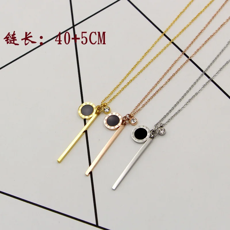 Martick Exquisite Brand Pendant Link Chain Roman Numerals Necklace With Tassel Fashion Jewelry For Women P133
Martick Exquisite Brand Pendant Link Chain Roman Numerals Necklace With Tassel Fashion Jewelry For Women P133
