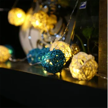 2Colors Flashing White Blue Rattan Ball String Lights 5M 28LEDs Christmas Indoor Outdoor Light Festival Party Garden Decor Light
2Colors Flashing White Blue Rattan Ball String Lights 5M 28LEDs Christmas Indoor Outdoor Light Festival Party Garden Decor Light