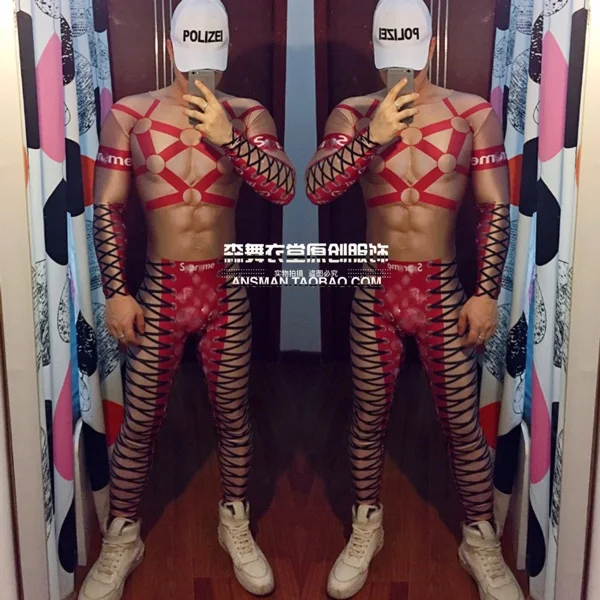 New Bar nightclub male singer tide 3D fake muscle abdominal muscles sexy Onesies theme party Men hip hop costume Mens Jumpsuit
New Bar nightclub male singer tide 3D fake muscle abdominal muscles sexy Onesies theme party Men hip hop costume Mens Jumpsuit