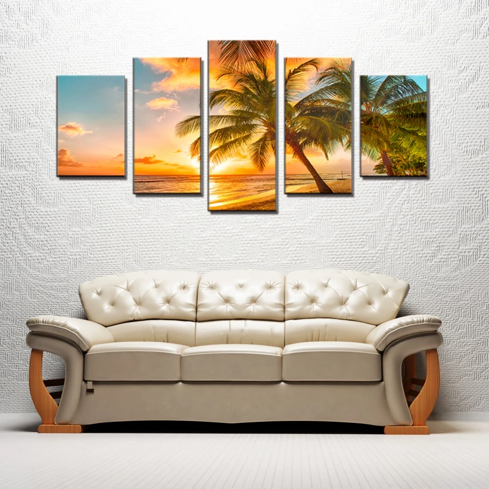 

Scenery Sea Beach Wall Art Natural Landscape Home Decor Artwork Tropical Print on Canvas for Living Room Decor Gift Dropshipping