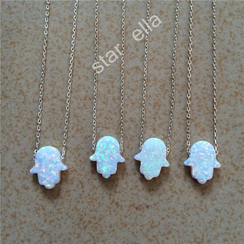 Hot Selling 11x13mm White Fire Opal Hamsa Pendant Necklace O Chain 925 Sterling Silver Synthetic Opal Hamsa Hand Necklace
Hot Selling 11x13mm White Fire Opal Hamsa Pendant Necklace O Chain 925 Sterling Silver Synthetic Opal Hamsa Hand Necklace