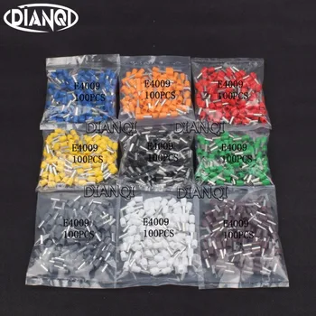 DIANQI E4009 Tube insulating terminals 4MM2 100PCS/Pack Cable Wire Connector Insulated Insulating Crimp Terminal Connector E-
DIANQI E4009 Tube insulating terminals 4MM2 100PCS/Pack Cable Wire Connector Insulated Insulating Crimp Terminal Connector E-