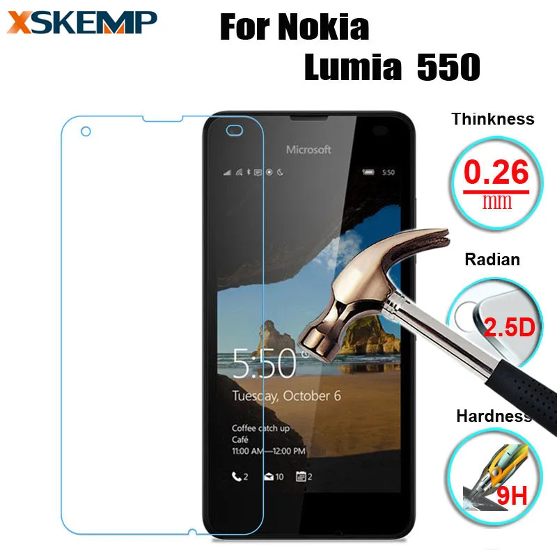 Ultra Thin Anti-Scratch Tempered Glass For Nokia Lumia 550 Scratch Proof 2.5D Arc Edge HD Screen Protector Protective Guard Film
Ultra Thin Anti-Scratch Tempered Glass For Nokia Lumia 550 Scratch Proof 2.5D Arc Edge HD Screen Protector Protective Guard Film
