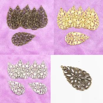 20Pcs Leaves Filigree Wraps Connectors Metal Crafts Connector For Jewelry Making DIY Accessories Charm Pendant
20Pcs Leaves Filigree Wraps Connectors Metal Crafts Connector For Jewelry Making DIY Accessories Charm Pendant