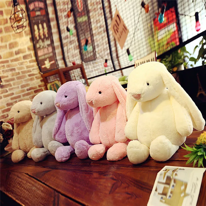 30CM Height Plush Rabbit Doll Toy Kids Sleeping Back Cushion Cute Stuffed Bunny Baby Accompany Doll Xmas Gift
30CM Height Plush Rabbit Doll Toy Kids Sleeping Back Cushion Cute Stuffed Bunny Baby Accompany Doll Xmas Gift