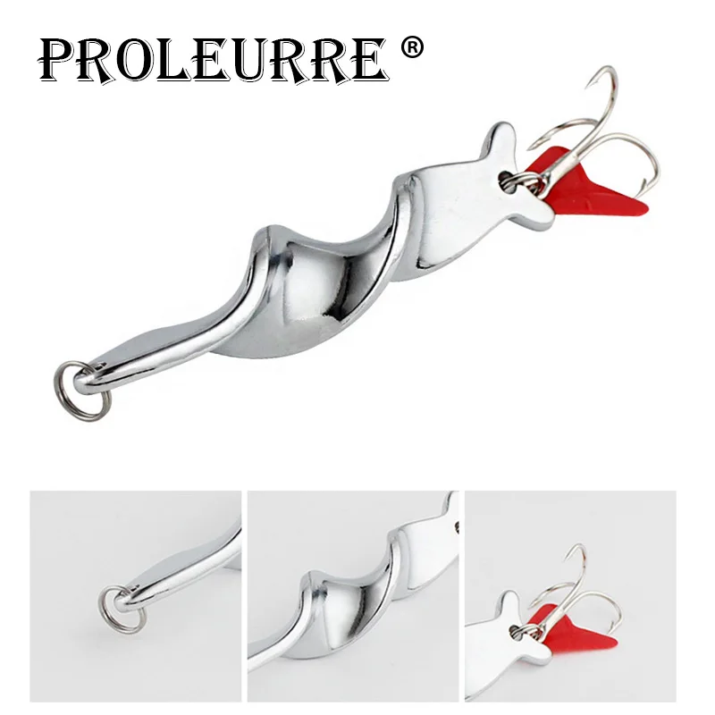 1PCS 10g 14g 22g 28g Rotating Metal Spinner Spoon Fishing Lure Hard Baits For Trout Pike Pesca Peche Treble Hook Tackle
1PCS 10g 14g 22g 28g Rotating Metal Spinner Spoon Fishing Lure Hard Baits For Trout Pike Pesca Peche Treble Hook Tackle