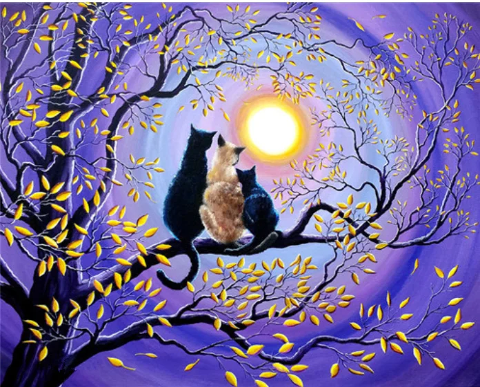 5D DIY Diamond Embroidery Cat Full Drill Scenery Rhinestone cross stitch kits handmade embroider Crafts for child
5D DIY Diamond Embroidery Cat Full Drill Scenery Rhinestone cross stitch kits handmade embroider Crafts for child